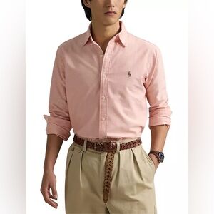 Ralph Lauren Classic Fit Oxford Long Sleeve Button Down Shirt